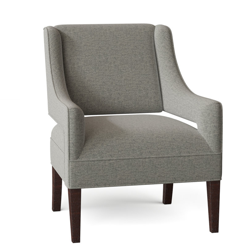 Fauteuil l 27 po Madison, Espresso, 3160 polyester platine
