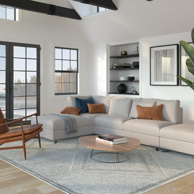 Ben Gray Viscose Area Rug 8x10