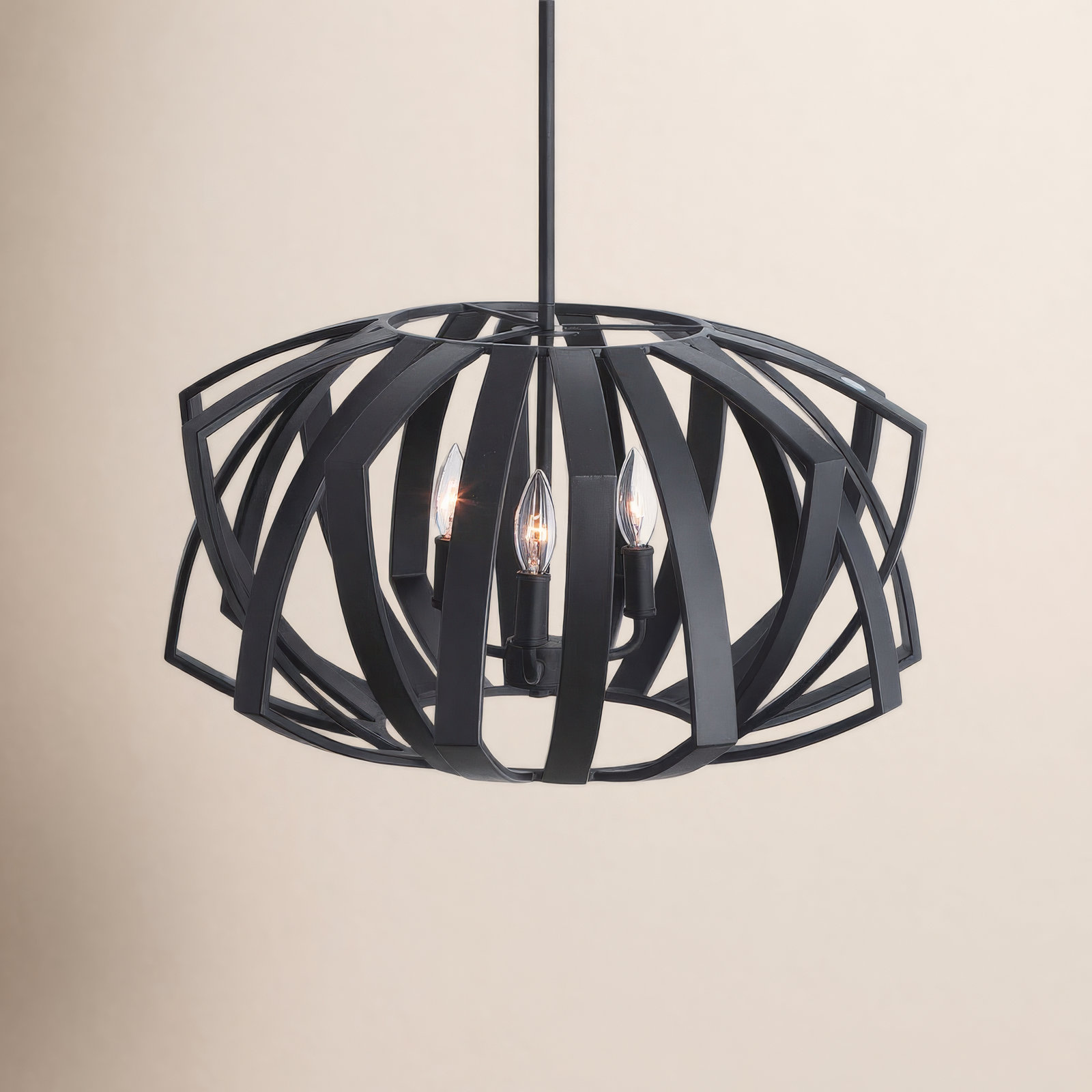 Safeera 3 Light Metal Pendant