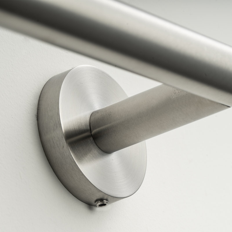 Barre à serviettes murale 23,62 po, Nickel brossé