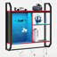 88.6cm H x 84cm W Iron Floating Bookcase
