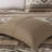 5 Piece Stripe Herringbone Comforter Set with Throw Pillows Brown King/Cal King
