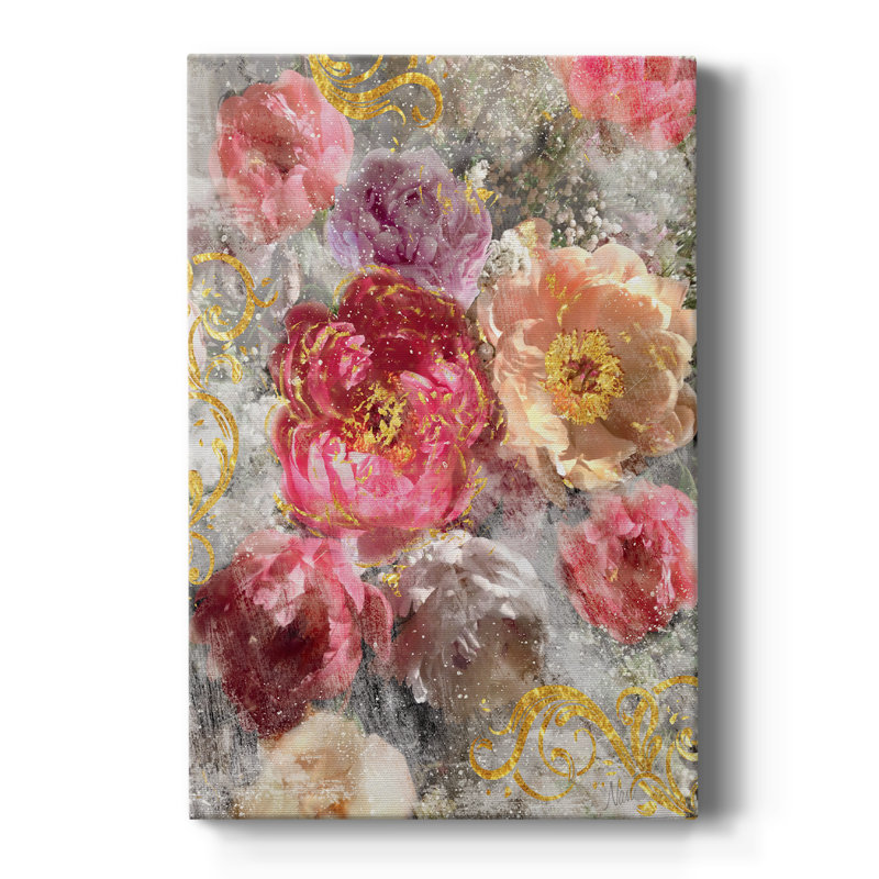 Roses Everlast II - Cavas enveloppés de galerie, H 18 po x l 12 po