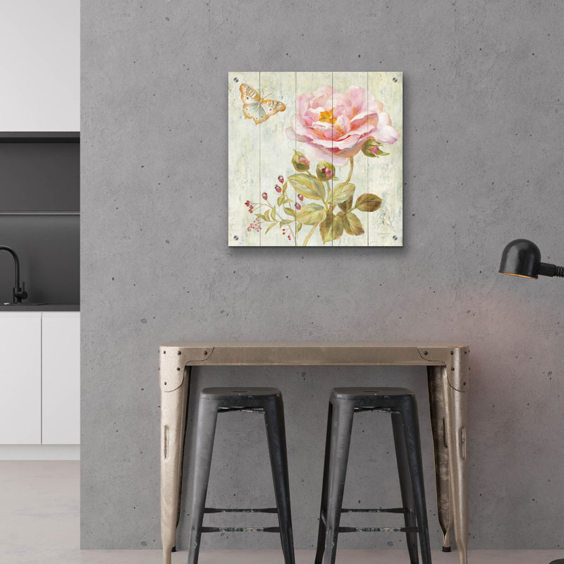  «Natural Flora 2» par Danhui Nai, art mural en verre acrylique, 24 po x 24 po