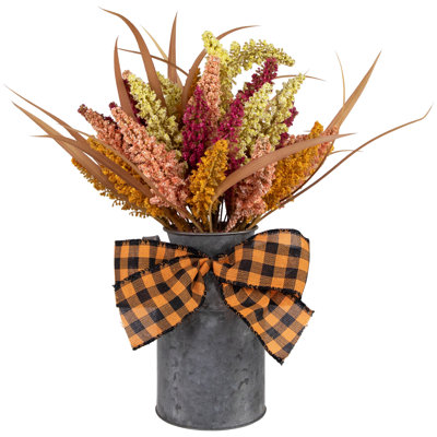 Décoration de table 18 po avec récolte d'automne et feuillage artificiel d'automne