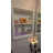  14x24 In Recessed Wood Bathroom Wall Cabinet, 3-Tier Solid Wooden Medicine Cabinet Organizer & Wall Niche With Storage , White-928905553-926579026