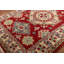 Tapis rouge fait à la main Kazak 3 x 4