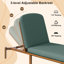 Chaise de patio réglable en bois d'acacia