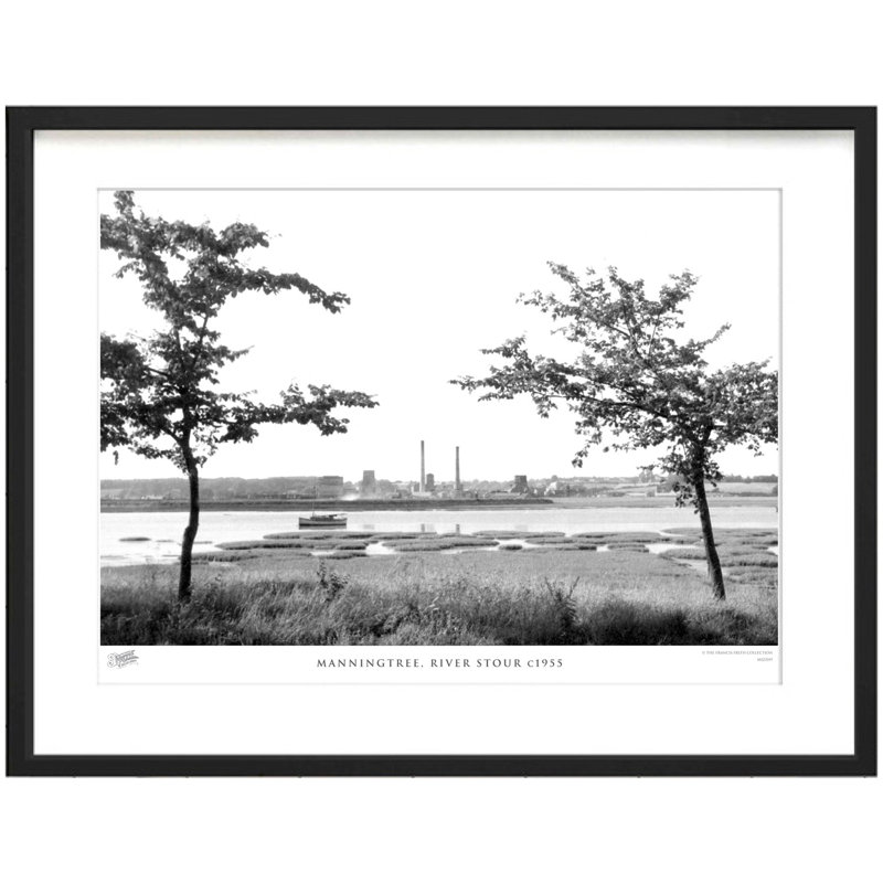 Manningtree, River Stour C1955 by Francis Frith - Single Picture Frame Print, 45cm H x 60cm W x 2.3cm D