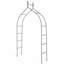 Arche de rose gothique en acier 8 pi 4 po x 4 pi 7 po