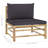 Jenkinson 25.6" Wide Rectangle Patio Sofa with Cushions