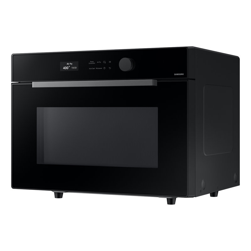 Samsung 1.2 cu. ft. Countertop Microwave with Power Convection in Black Glass