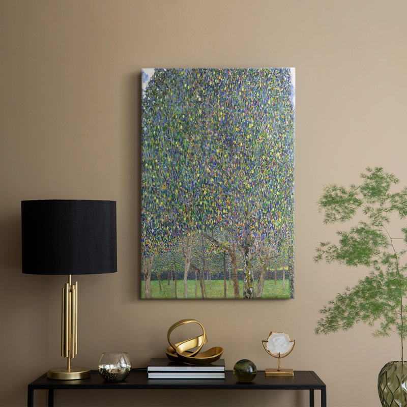 Paysage rétro LV - galerie Cavas enveloppé, H 36 po x l 24 po