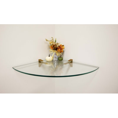 Earlham Corner Glass Corner Shelf