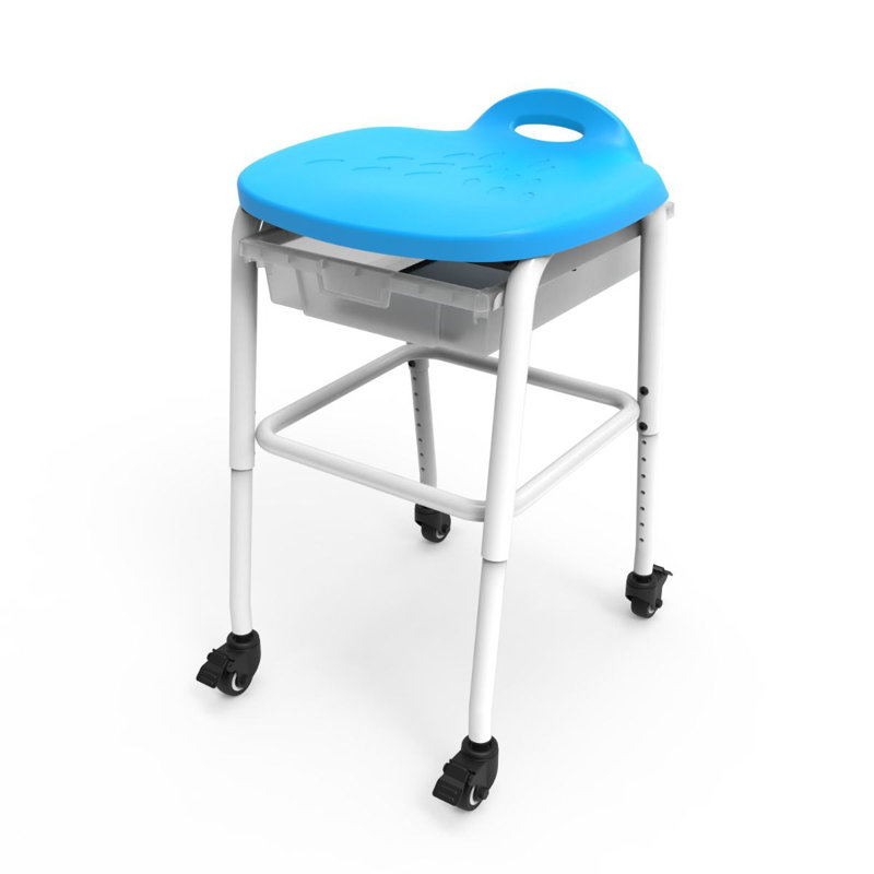 Stacking Classroom Stool with Wheels