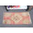 Authentic Turkish Red Vintage Small Wool Rug Ideal For Bathroom Or Small Entry Spaces
