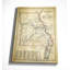 Carte antique, Missouri II, impression sur toile-20749068