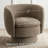 31" Wide Upholstered Tweed Swivel Barrel Accent ArmChair - 360° Rotation (2-Pack)-1617774605-1617861381
