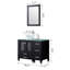Ensemble de meuble-lavabo simple 36,6 "avec miroir Tengelsen-2078383370