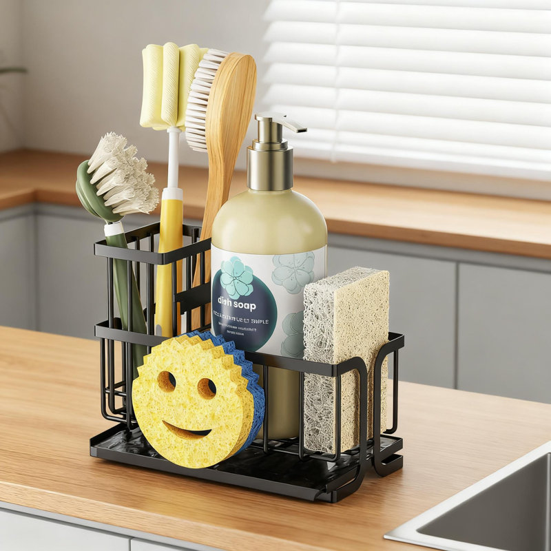 Porte-éponge Smiley Face Sink Caddy