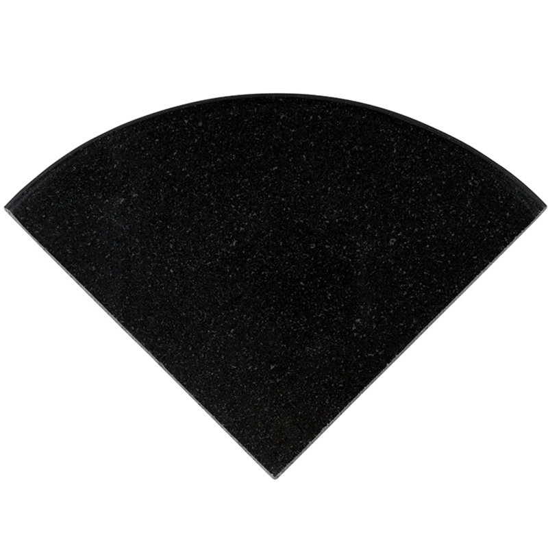 Tablette d'angle en céramique, Noir