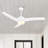 Clorice 52'' Ceiling Fan with LED Lights-469123301