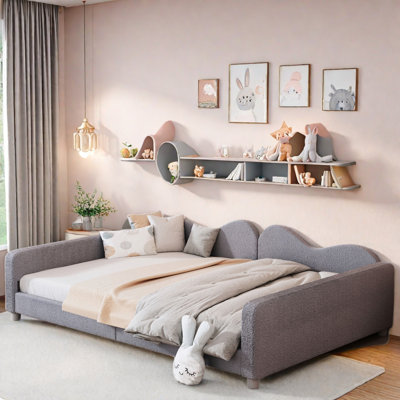 Gagalis Upholstered  Daybed With Cloud-shaped Backrest
