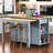 47.2'' Kitchen Island With Extendable Dining Table-708397878