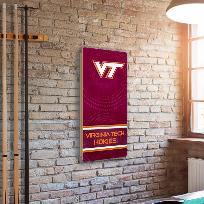 Mini cornhole mural Virginia Tech University