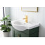 Ensemble de meuble-lavabo simple autoportant 30 po avec plateau en céramique Arlowene-956549733-999969615