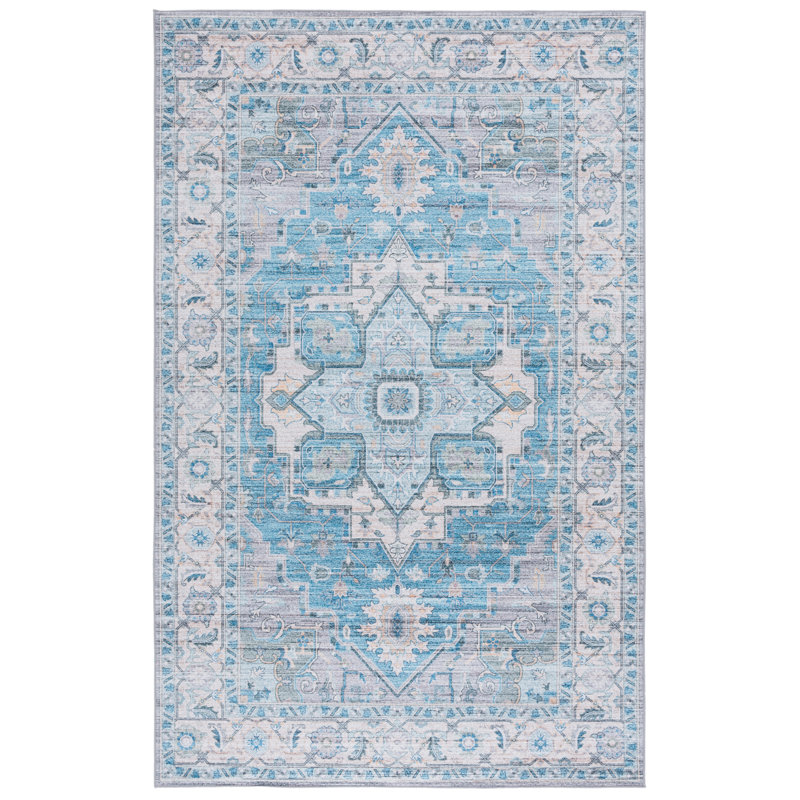 Msrw Tucson 113 Performance Machine Washable Oriental Rug, Rectangle 5' x 7'