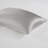 Silk Grey 100% Mulberry Single Piece Queen Pillowcase-1238498149-1315634151