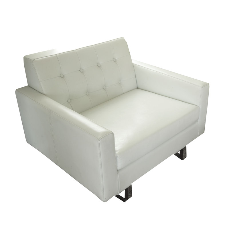 Fauteuil Nolan, Blanc brillant