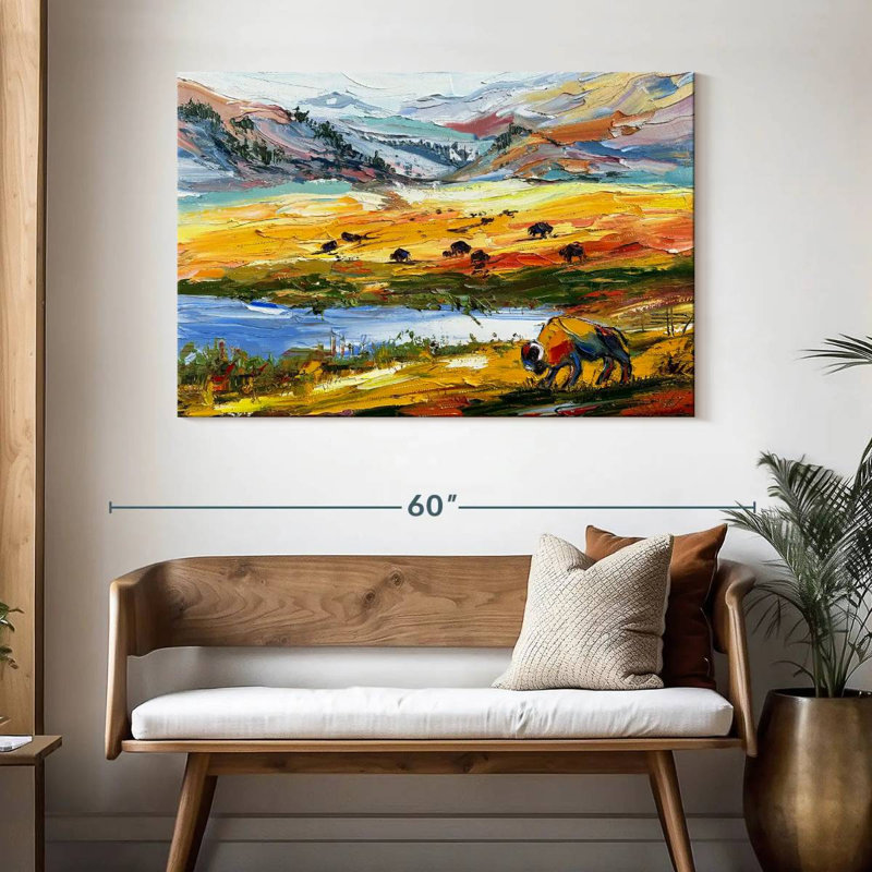 Alvord couleurs de Yellowstone, H 32 po x l 48 po