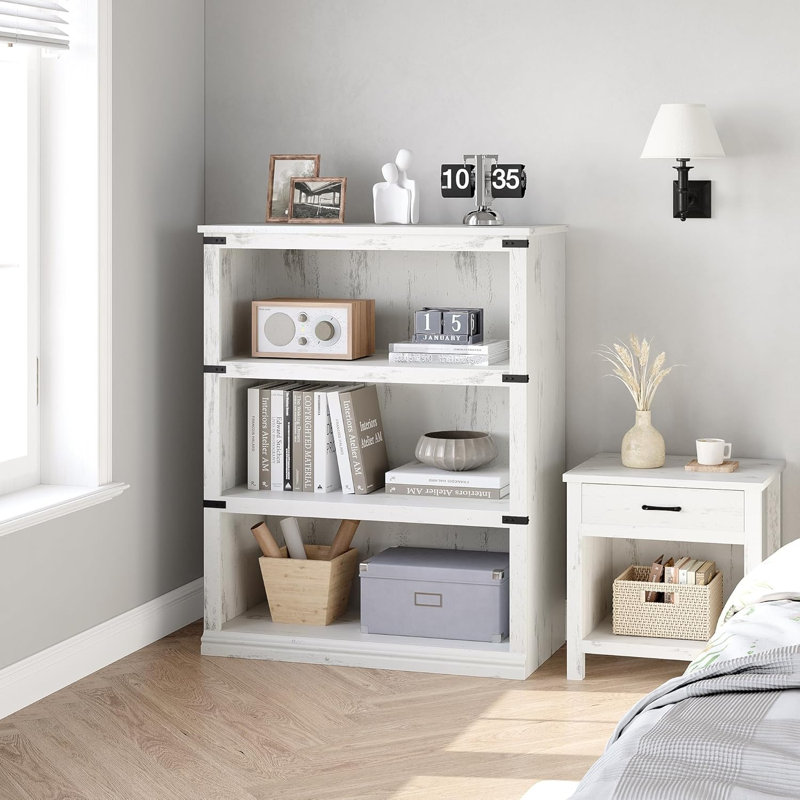 101.5cm H x 80cm W Bookcase, White