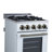 Lamazze 20 Inch Gas Range in White, 4 Sealed Burners, 21,200 BTU, 2.05 cu. ft. Oven-114739579