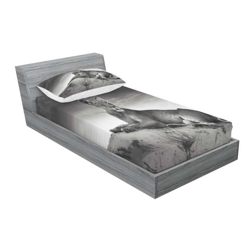 Microfiber Sheet Set, Twin Sheet Set with Fitted Sheet