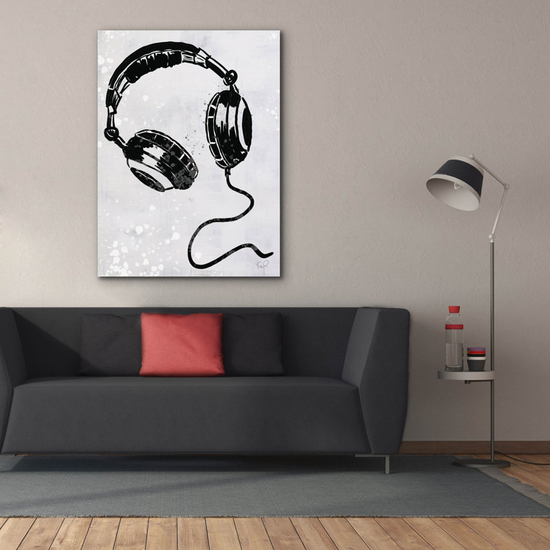 Toile épique Graffiti «Turn It Up 9» par Kent Youngstrom, 40 po x 54 po, H 54 po x l 40 po
