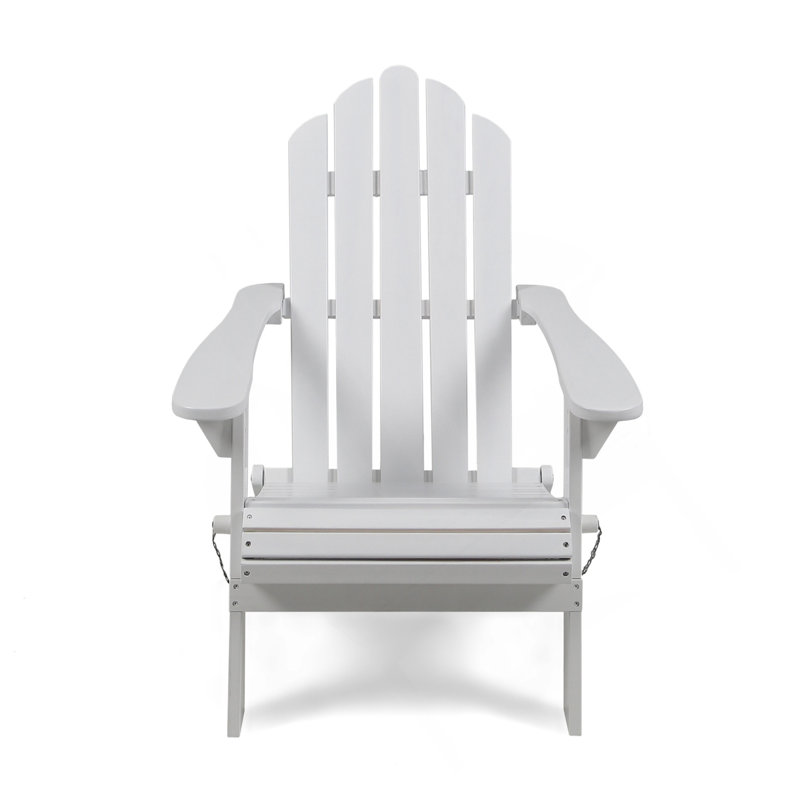 CHAISE ADIRONDack HOLLYWOOD PLIABLE, Blanc