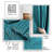 Complete 20 Piece Bathroom Accessory Set with Shower Curtain, Liner, and Hooks-95756603