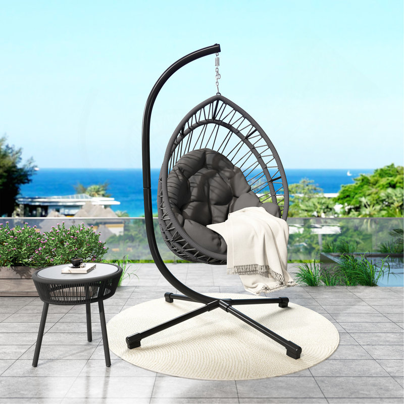 Fauteuil suspendu pour l'extérieur, Gris