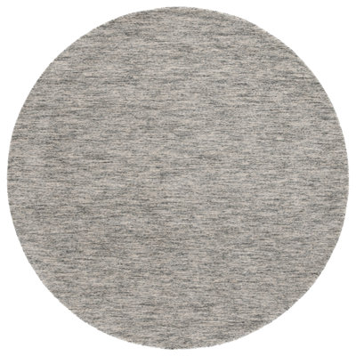 Froelich Handloomed Wool Cotton Rug in Gray
