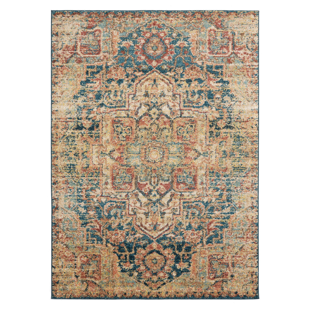 Hicklin Light Brown Rug World Menagerie Rug 