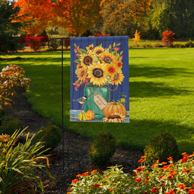 Drapeau de jardin d'automne