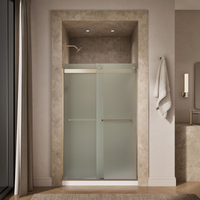 Levity 47.63" x 74" Bypass Shower Door with CleanCoat® Technology