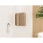 23.74" Deep Bathroom Side Storage, Soft Close, Wall Mount Cabinet With Close Doors And Space Saving Design