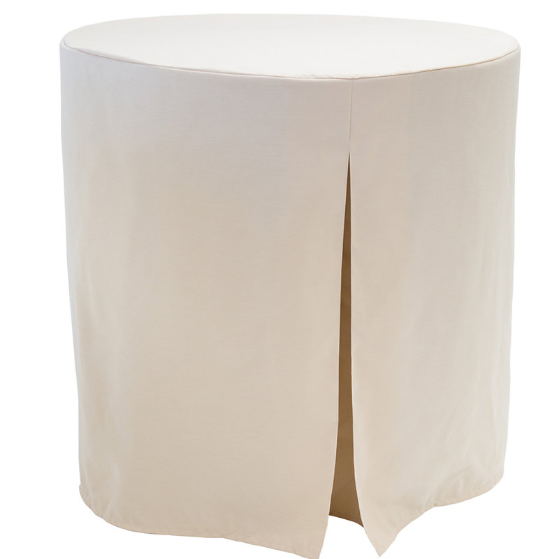 Tablevogue Round Table Cover, Natural, 48" L x 48" W
