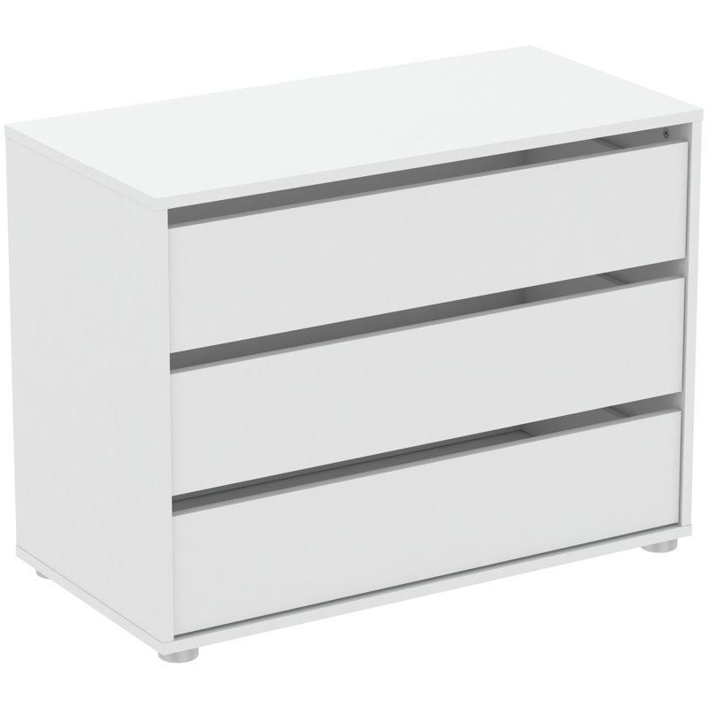 Chute 79.6cm W Particle Board / Chipboard Bedside Table