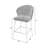 Knox Upholstered Bar Stools With Footrest-462571209