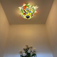 Tiffany Glass Flush Mount